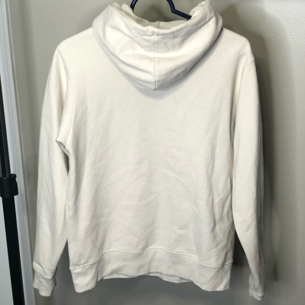 The North Face White Big Logo Hoodie Sweatshirt - Picture 5 of 6
